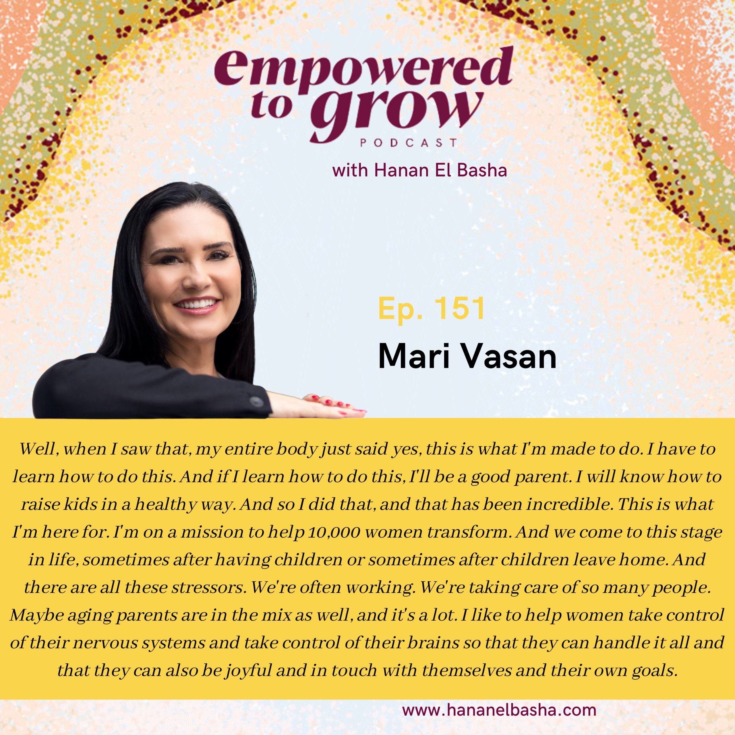 Empowered to Grow Podcast with Mari Vasan