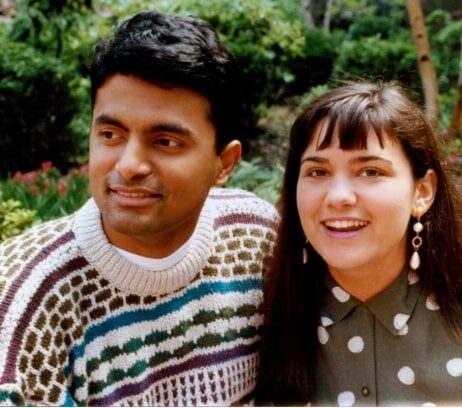 Mari Vasan With Her Husband Ashwin